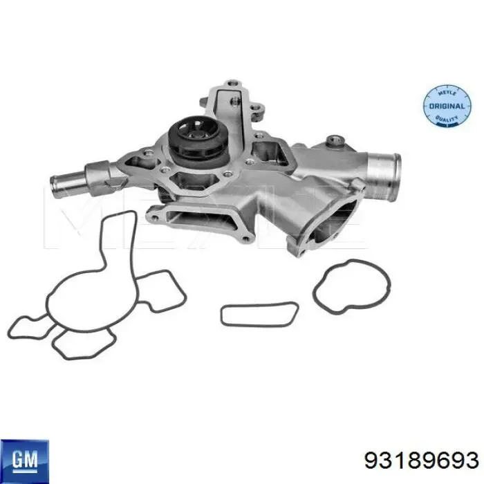 Помпа охлаждения General Motors 93189693 цена, от 48.96 USD