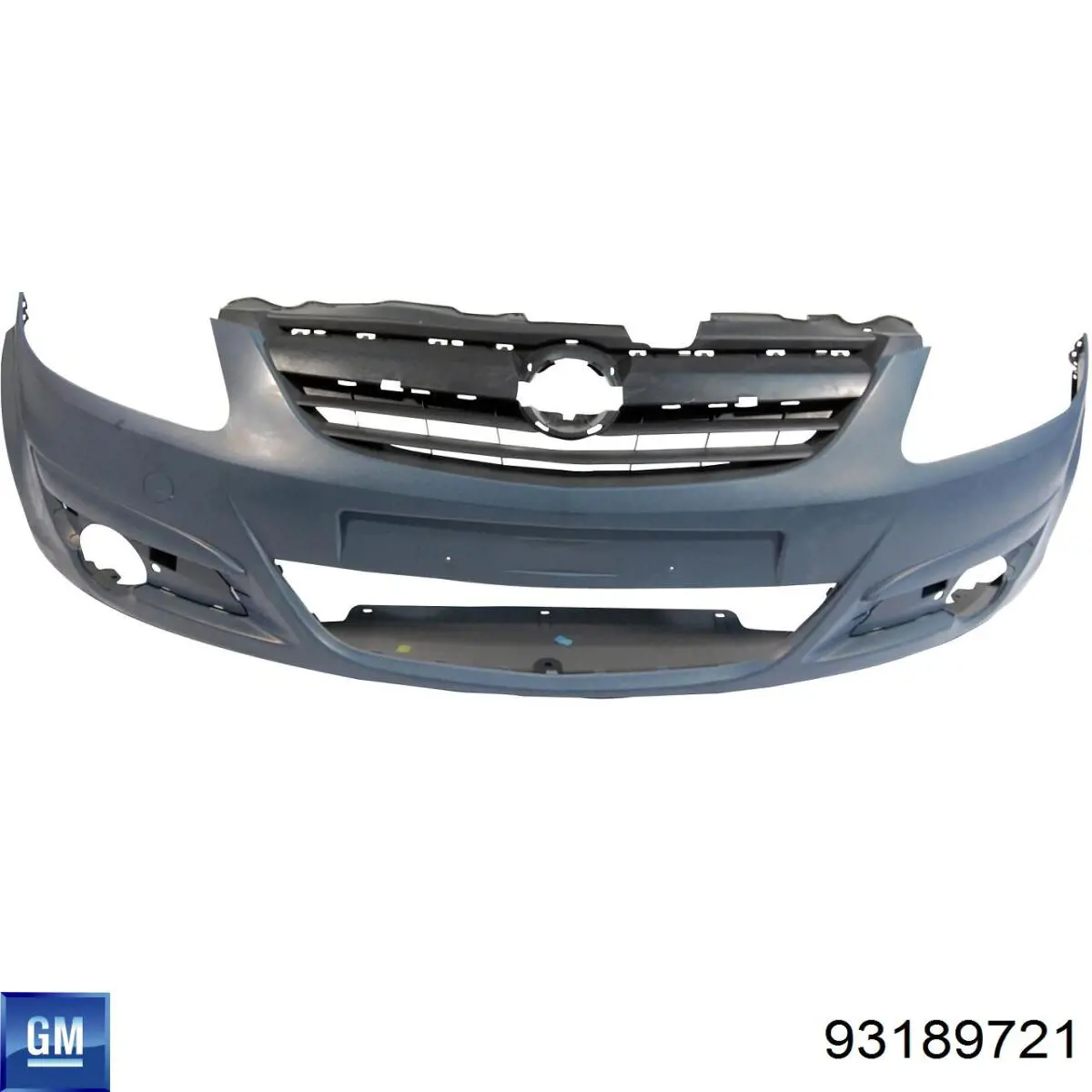 93189721 General Motors Бампер передний в сборе