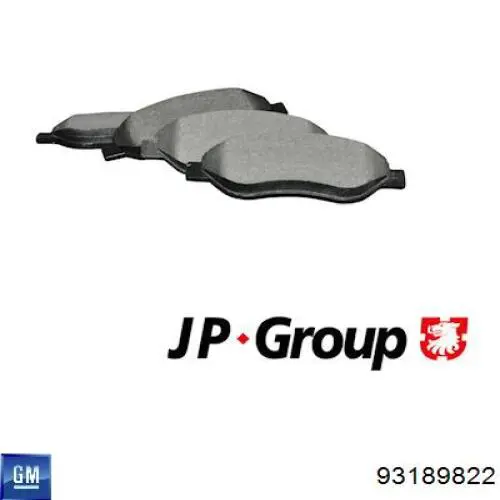 Колодки General Motors 93189822 цена, от 24.63 USD