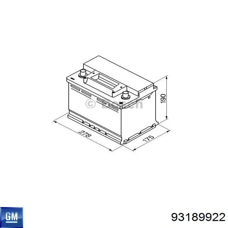 Аккумулятор B441070D0MVA Renault (RVI)