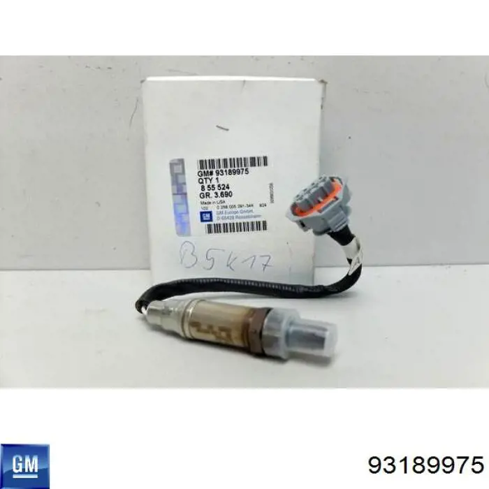 Купить 93189975 General Motors Датчик кислорода до катализатора