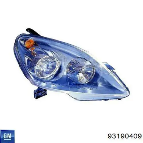 Правая блок фара General Motors 93190409 цена, от 154.02 USD