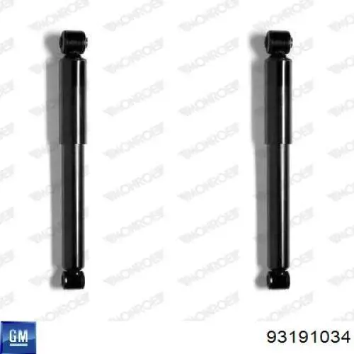 Купить 93191034 General Motors Амортизатор задней подвески