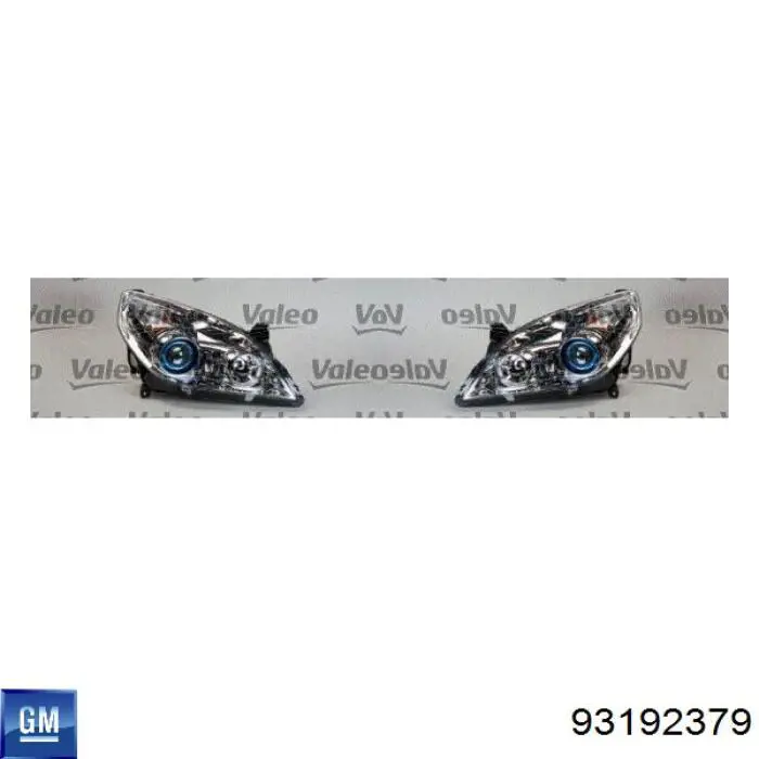 93192379 General Motors Фара