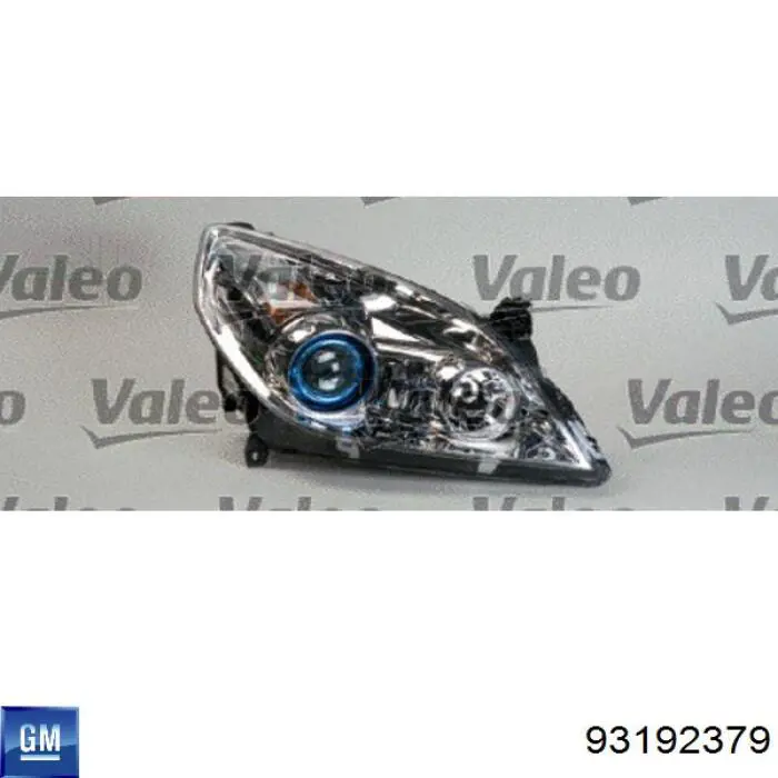 Фара левая General Motors 93192379 цена, от 381.36 USD