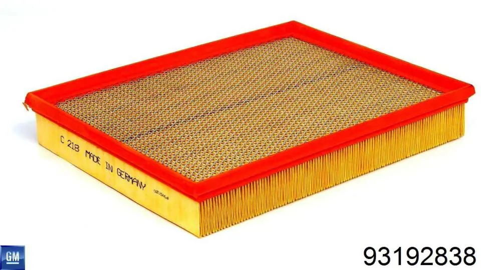 93192838 General Motors Воздушный фильтр двигателя