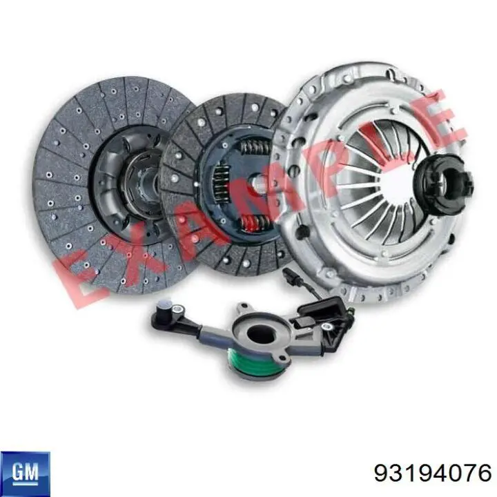 Комплект сцепления (3 части) General Motors 93194076 цена, от 91.49 USD