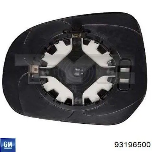 Стекло правого зеркала заднего вида 4710979 Opel