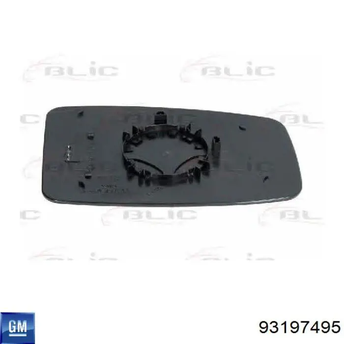 93197495 General Motors Зеркальный элемент правого зеркала заднего вида