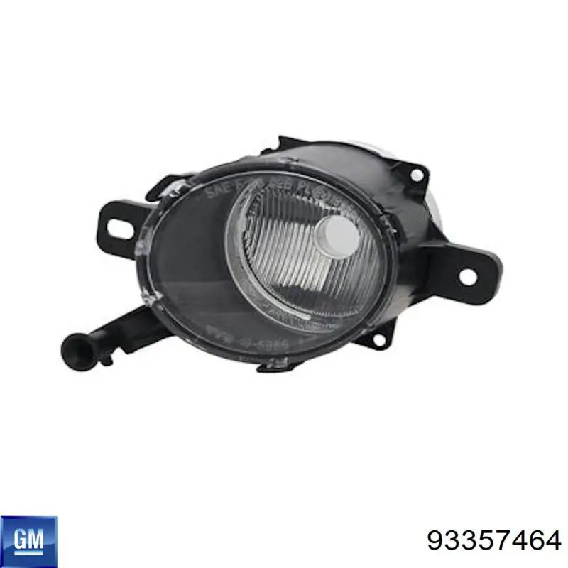 Фара противотуманная, правая General Motors 93357464 цена, от 33.75 USD