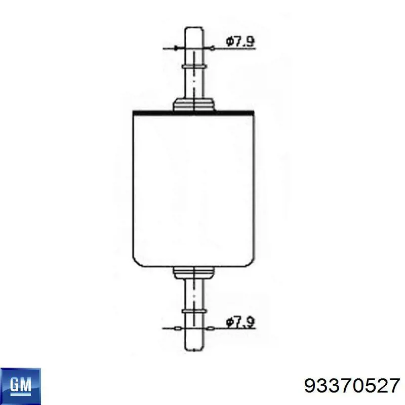 Фильтр тонкой очистки топлива General Motors 93370527 цена, от 5.40 USD
