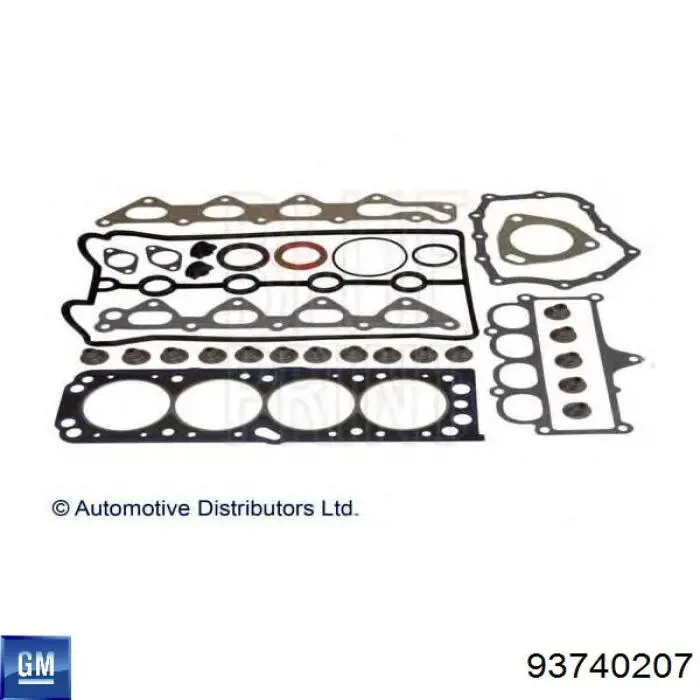 93740207 General Motors kit de vedantes de motor completo