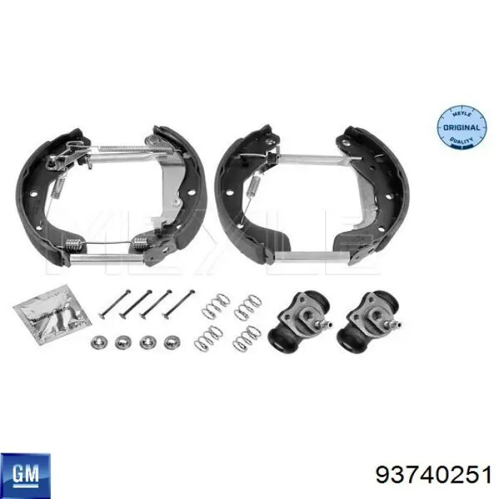 Тормоза рабочие задние ножные и тормозные барабаны General Motors 93740251 цена, от 18.00 USD