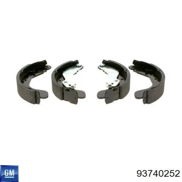 Барабанные колодки General Motors 93740252