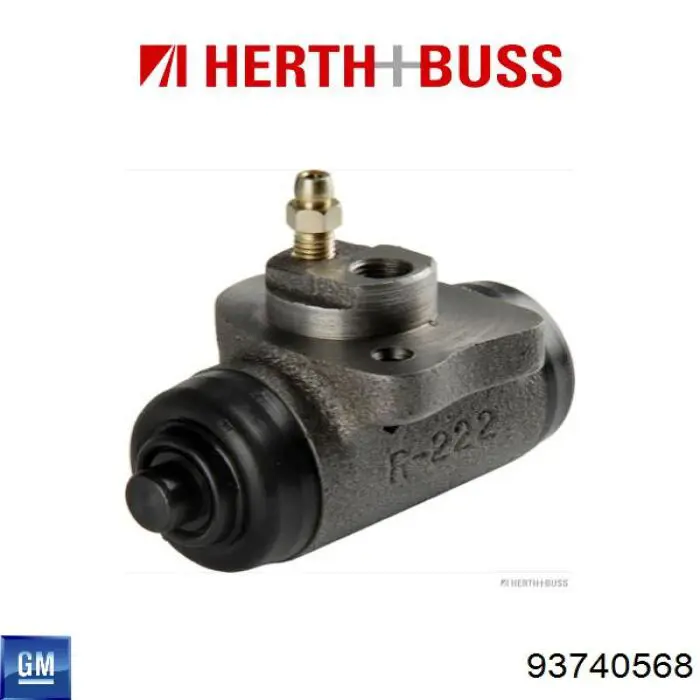 Рабочий тормозной цилиндр General Motors 93740568 цена, от 17.27 USD