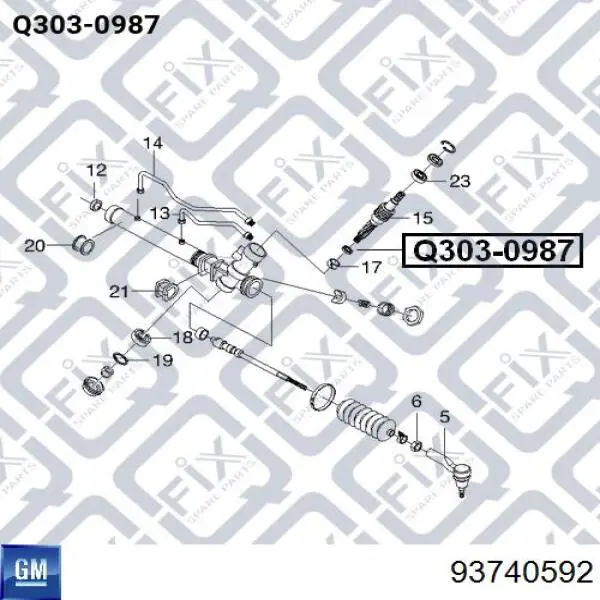 Сальник рулевой рейки/механизма (см. типоразмеры) на Daewoo Nexia KLETN