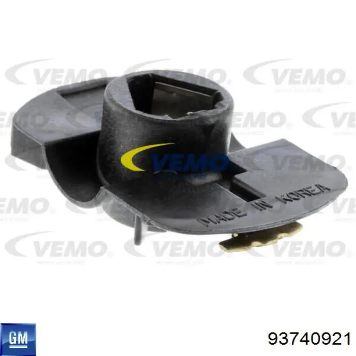 Rotor del distribuidor de encendido 93740921 General Motors