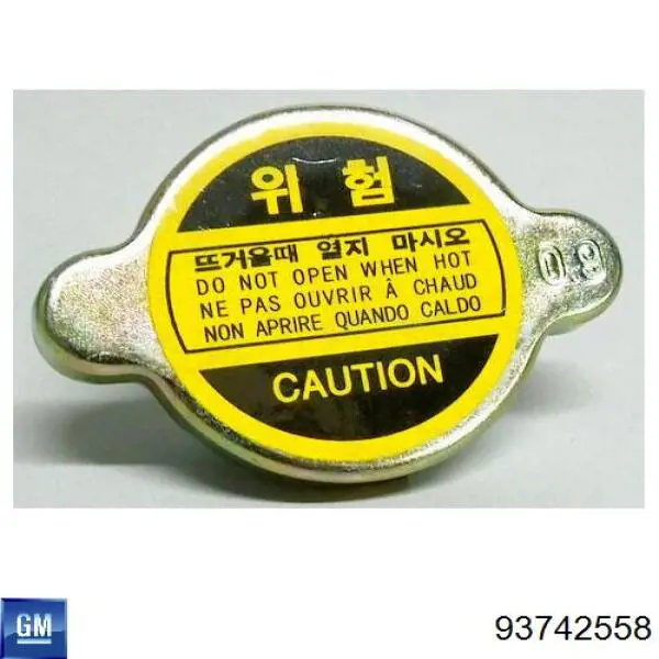 Купить 93742558 General Motors Крышка радиатора