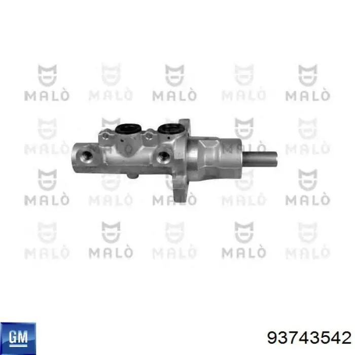 Цилиндр главный тормоза (гидротормозов) Opel 93743542 цена, от 80.05 USD
