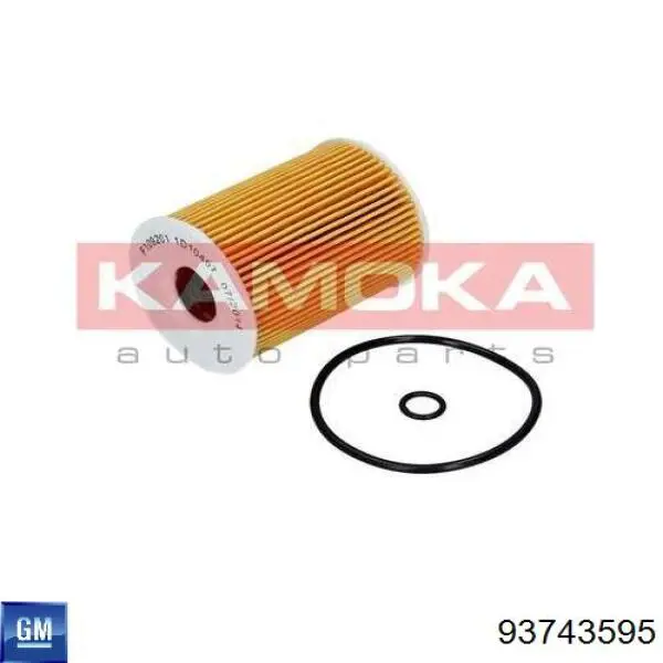 Filtro de aceite 93743595 General Motors