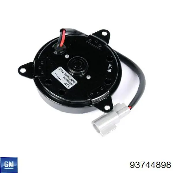 Ventilador (roda de aletas) do radiador de esfriamento para Chevrolet Aveo (T250, T255)