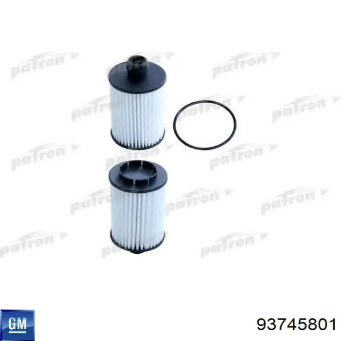 Фильтр масла General Motors 93745801