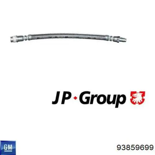 Купить 93859699 General Motors Задний тормозной шланг