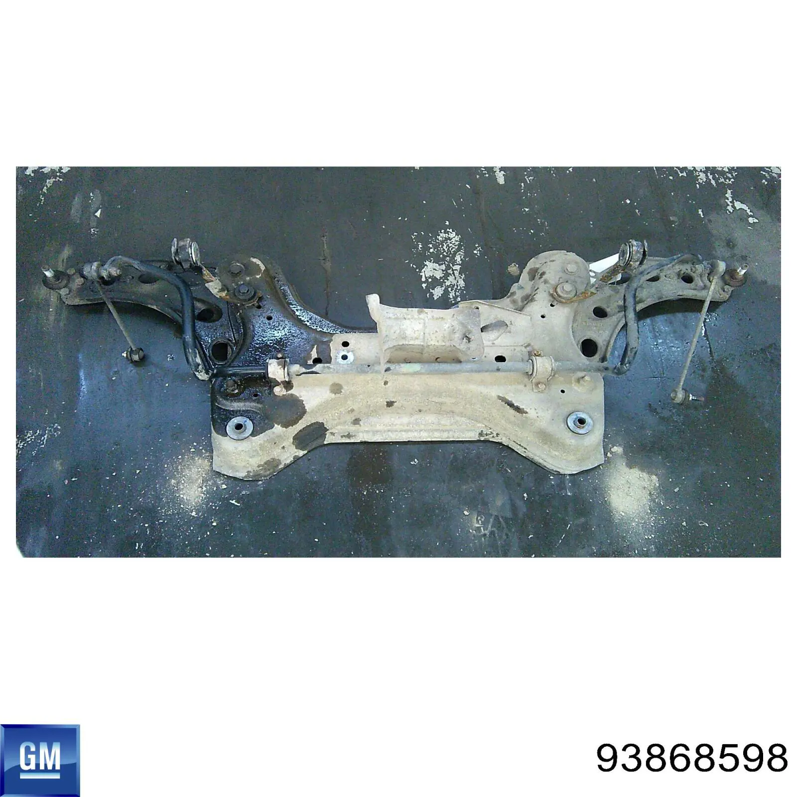 Сайлентблок переднего рычага 93868598 Renault (RVI)