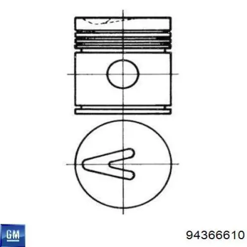 Сальник полуоси 94366610 General Motors