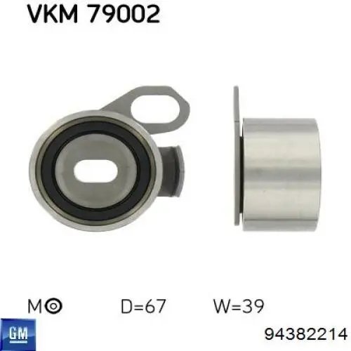 Натяжной ролик ремня ГРМ Febi 47403 цена, от 18.16 USD