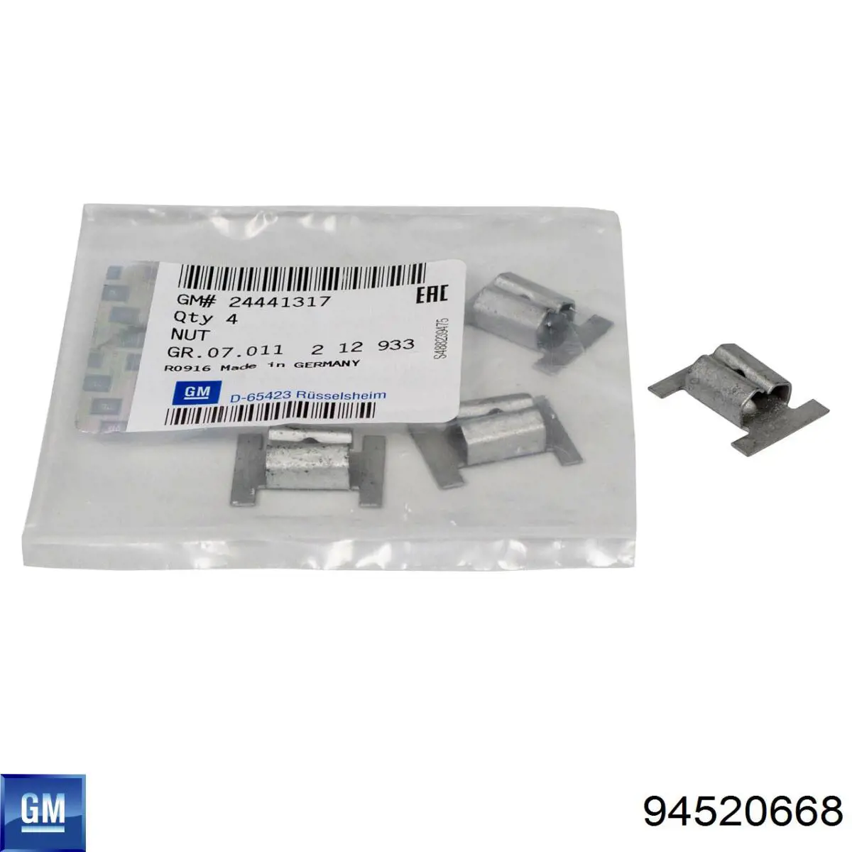  General Motors 94520668 цена, от 0.20 USD
