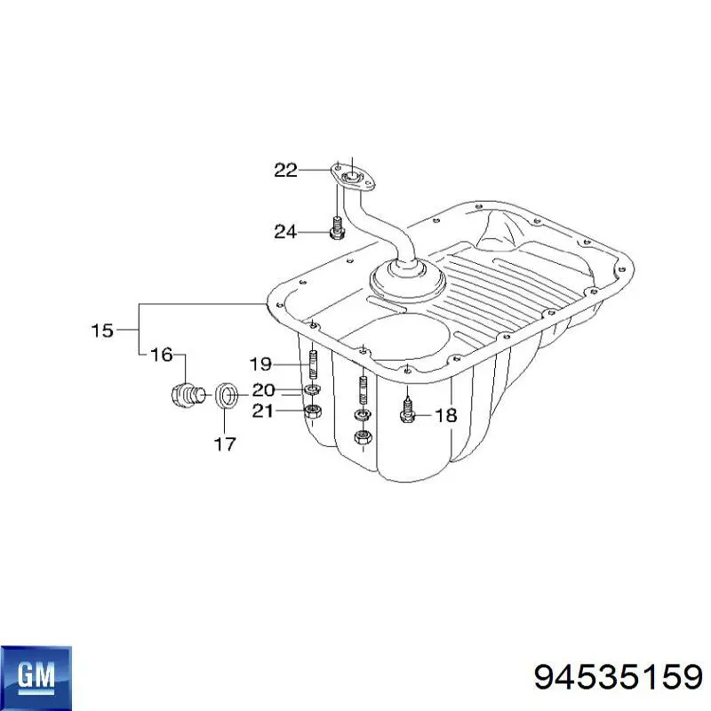  General Motors 94535159 цена, от 0.22 USD