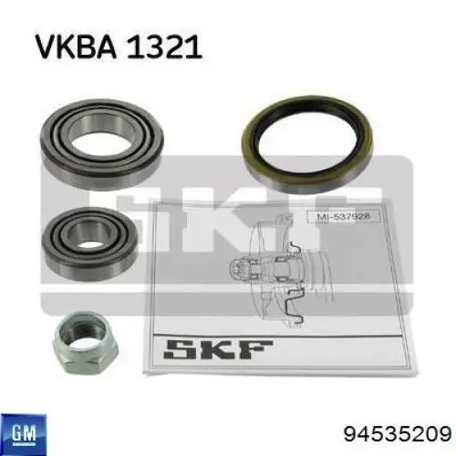 Подшипник ступицы задней наружный General Motors 94535209 цена, от 11.29 USD