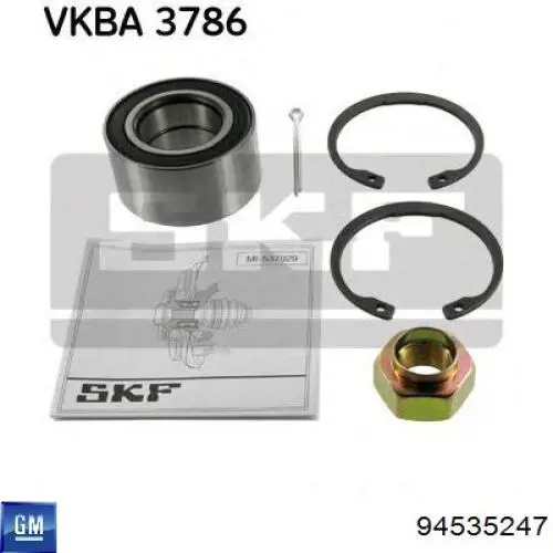 Купить 94535247 General Motors Подшипник передней ступицы
