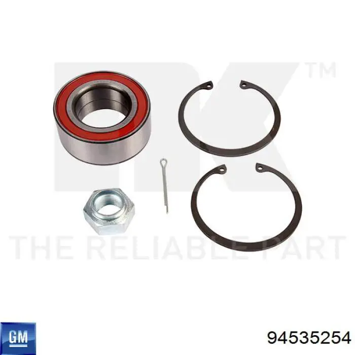 Підшипник маточини передньої 94535254 General Motors