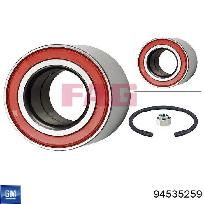 Ступичный подшипник передний General Motors 94535259