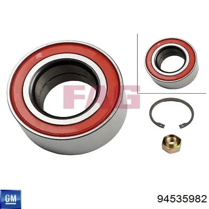 Купить 94535982 General Motors Подшипник передней ступицы