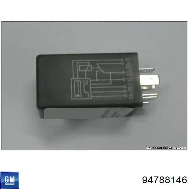 Реле керування склоочисника 94788146 General Motors