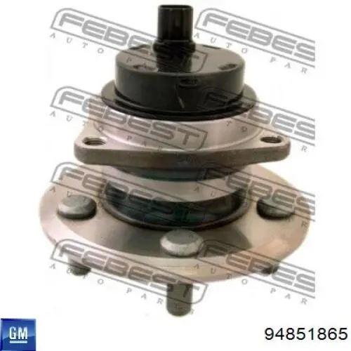 Шпилька колесная передняя 94851865 General Motors