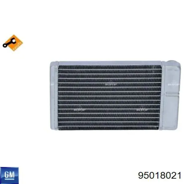 Радіатор пічки (обігрівача) 95018021 General Motors