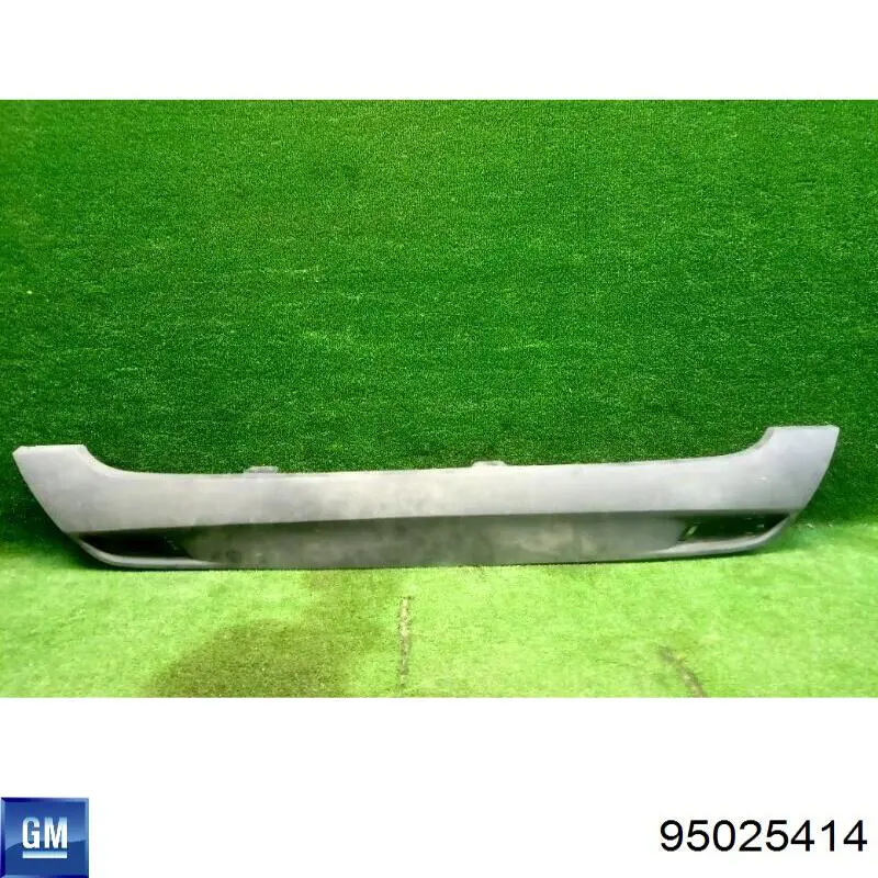 95025414 General Motors placa sobreposta do pára-choque traseiro