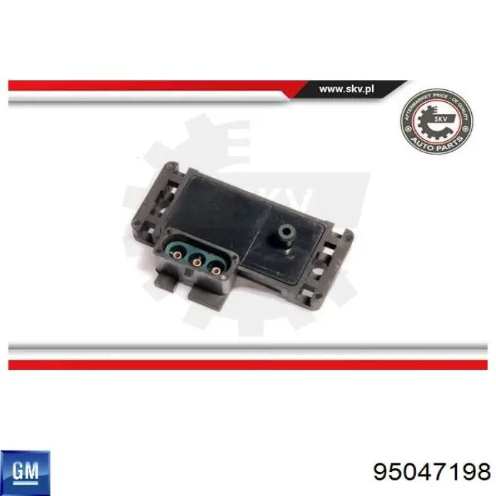 Датчик абсолютного давления в коллекторе General Motors 95047198 цена, от 42.27 USD