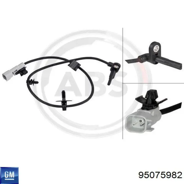 Датчик АБС (ABS) задний, левый Opel 42450318 цена, от 15.66 USD