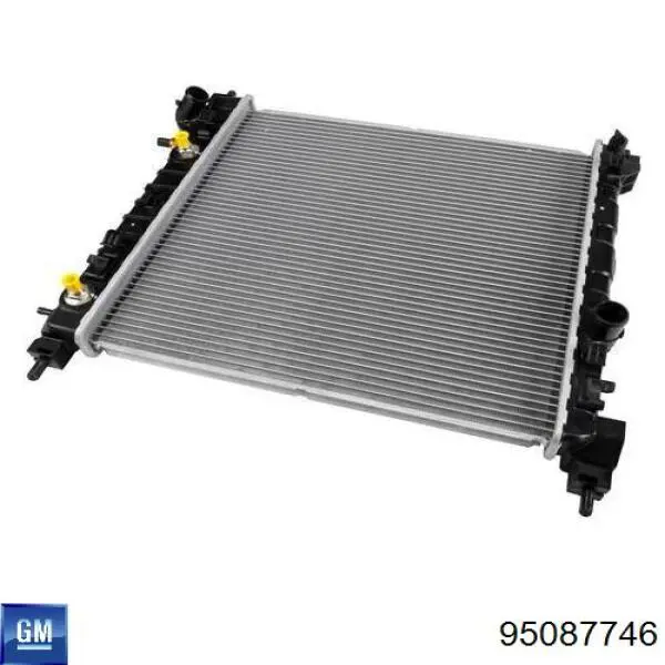 95087746 General Motors Патрубок радиатора охлаждения нижний