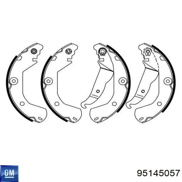 Купить LS2112 Delphi Задние барабанные тормозные колодки