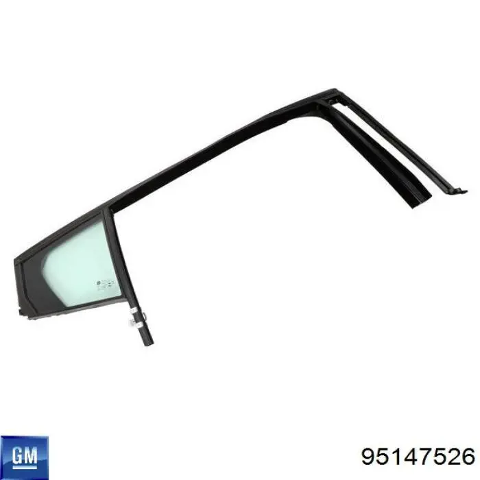 95967116 General Motors Стекло задней правой двери