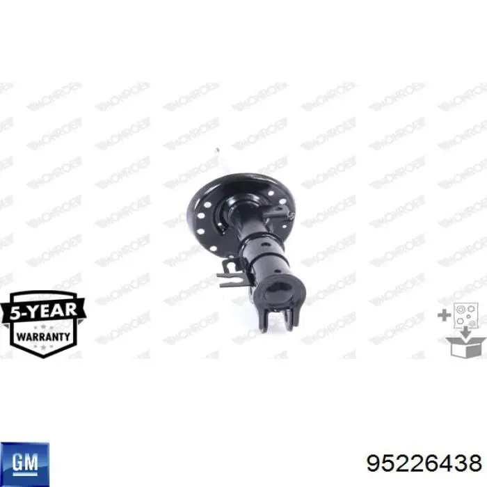 Amortecedor dianteiro direito para Chevrolet Aveo (T300)