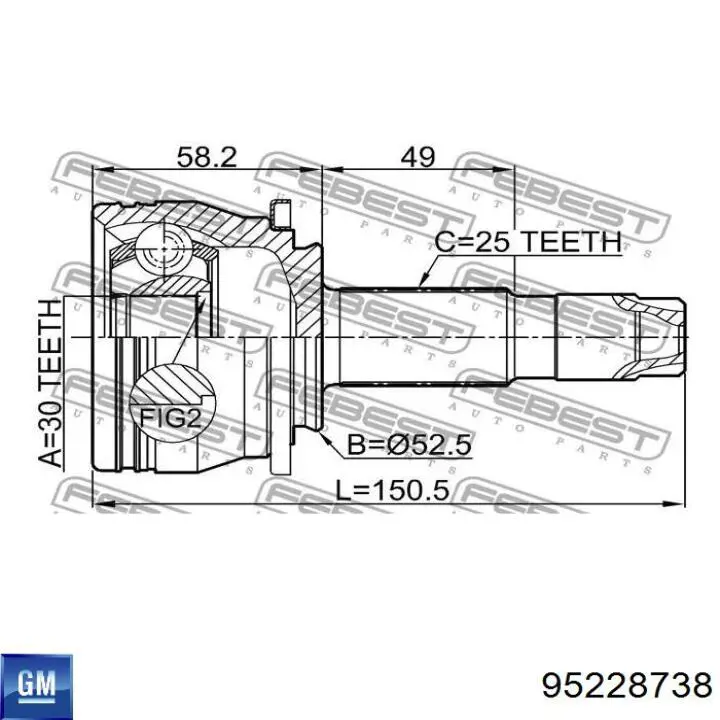 95228738 Peugeot/Citroen 