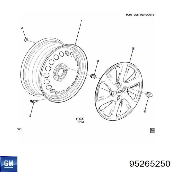  General Motors 95265250 цена, от 9.88 USD