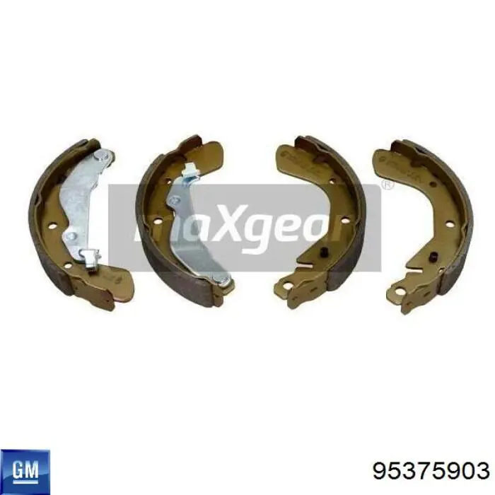 95375903 General Motors Барабанные тормозные колодки